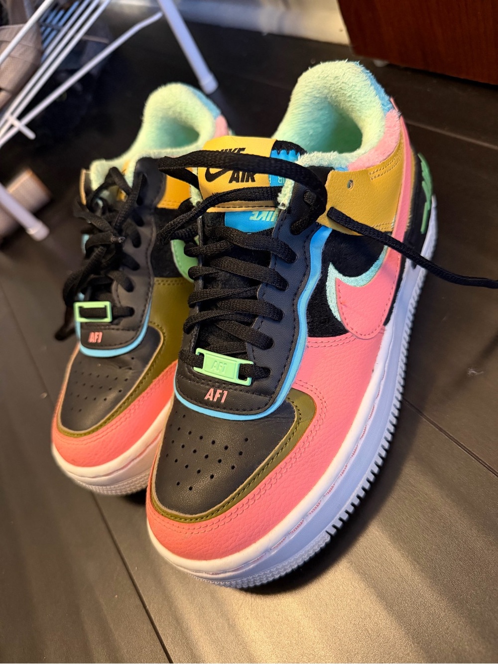 Nike Air Force 1 shadow SE solar flare atomic pink women’s 6